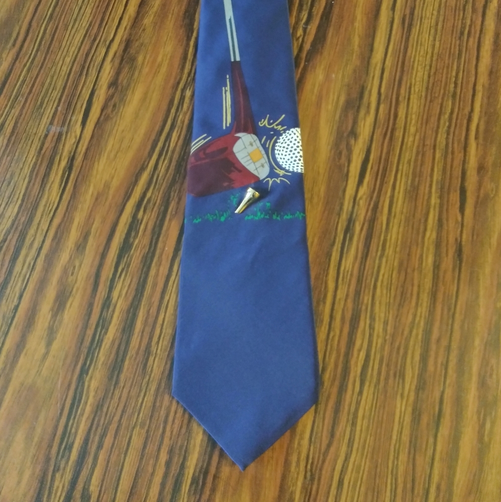 Vintage Vicky Davis "The Drive" Silk Tie
